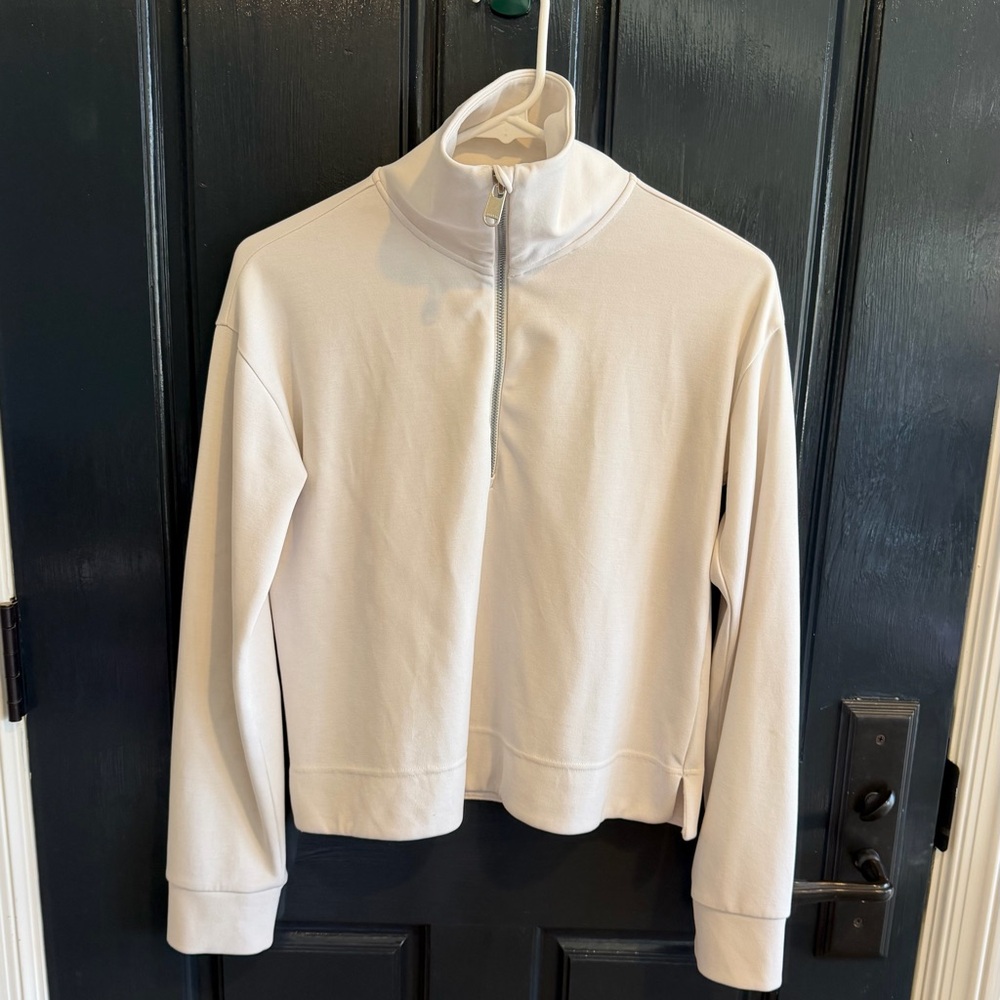 Athleta Seasoft Quarter-Zip - XXS, Cream